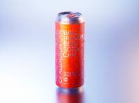 BALL (REXAM) Metal Standard Beer/Soda Can 500ml packaging 3D model with water condensation and frost