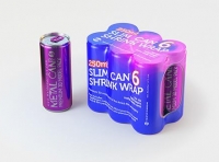 Premium 3D Model of 6x250ml Slim Soda Cans in Shrink Film Wrap