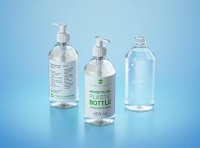 Anticeptic Gel Plastic Bottle 500ml (sharp egdes) packaging 3D model