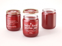 Baby Food Glass Jar 3D model 160g