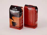 Plastic Coffee Bag packaging 3d model 500g with a tab