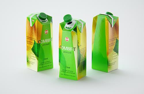 SIG Combifit Premium 750ml with Combi-Swift closer Packaging 3D model pak