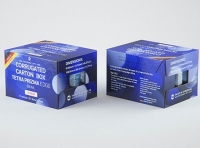 Premium Packaging 3D Model of corrugated cardboard box for 12x500ml Tetra Prizma Square or Prizma Edge