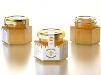 German Honey Glass Jar 125g packaging 3d model