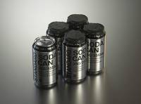 Rexam/Ball Metal Soda Can 350/355ml Premium packaging 3d model with PakTech handle