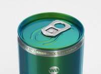 3D packaging model of (Rexam) Metal Slim Can 200ml