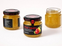 Pear Sauce Glass Jar 120g/90ml packaging 3d model