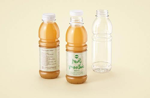 Smoothie/Juice plastic bottle 500ml 3d model pack