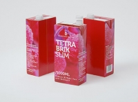 Tetra Pack Brik Slim 1000ml with Helicap23 Premium packaging 3D model pak