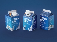 Tetra Rex 500ml carton packaging 3d model with TwistCap
