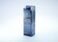 Tetra Pak Stelo Edge 1000ml with LightWing 30 premium carton packaging 3D model