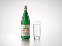 Water glass bottle 750ml packaging 3D model pack