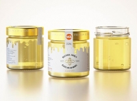 Acacia Honey Glass Jar 250g packaging 3D model