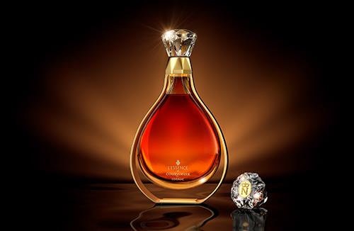 L'essence de Courvoisier - packaging 3D model and scene