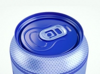 3d packaging model of Metal Standard Beer/Soda Can 440ml