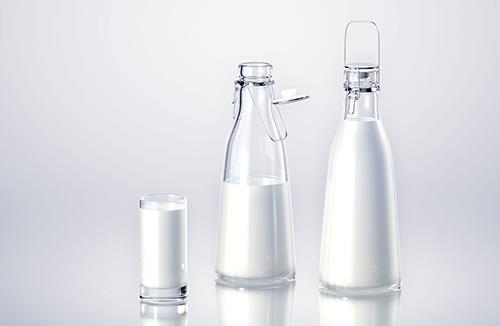 Milky-Wilky - packaging 3d model of a bottle for a milk