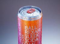 Metal Sleek can 330ml with water droplets and condensation professional 3D model pack