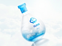 Ninth Cloud - Mineral water made from Alpine Clouds - Packaging Design